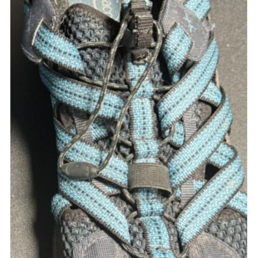 Chaco Outcross Evo 1 Mens Blue Gray Mesh Water Hiking Shoes Size 12 J104767